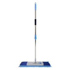 Planex 可調節長度 2段式不鏽鋼超細纖維 DoReMi 講堂拖把 中 DM-DRM60-T, 1個, 混合色