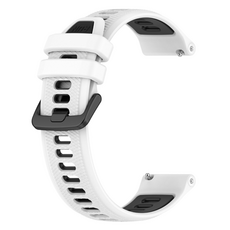 파이네스트원 Garmin 265/265S 混色智慧手錶錶帶 18mm, 白色黑色, 1個