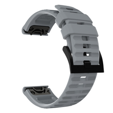 Finest One Garmin Enduro 3 / Fenix 8 / Fenix E 矽膠智慧手錶錶帶 22mm, 1個, 灰色
