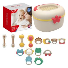 HUANGER Haneul Sseonbyeol 嬰兒搖鈴14件禮品組 huanhe0105, 混合顏色, 1套