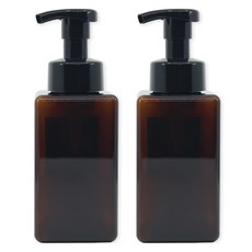 뉴앤룩 디스펜서 핸드워시 거품용기 450ml, 브라운, 2개