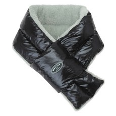 UNITED COLORS OF BENETTON. KIDS 兒童光澤刷毛圍巾 QCMFP2461BKOS