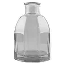팔각 유리 엔틱 디퓨저 화병 120ml, 그레이