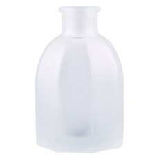 팔각 유리 엔틱 디퓨저 화병 120ml, 불투명