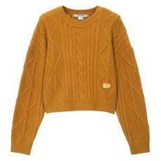 JUCY JUDY 女款短版麻花針織毛衣 JYKT720D