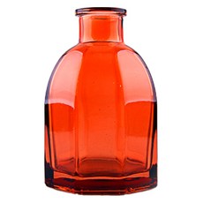 팔각 유리 엔틱 디퓨저 화병 120ml, 브라운