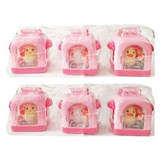 Hwangyong Toy 寵物屋 鴨子 + 小雞 + 兔子 套組, 混合顏色, 2套