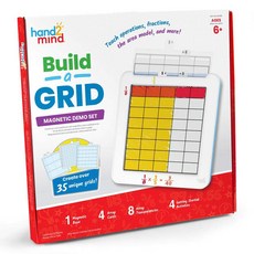 hand2mind Learning Resources 教師用數學多功能網格板活動組 磁性 IN92426, 1套