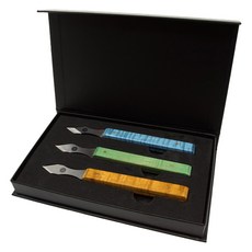 나렉스 스테인리스 종원 마킹나이프 3종 세트 8689 99, 1세트