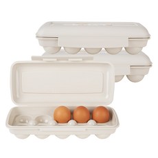 KOMAX 10個雞蛋盒, 3個, 單色