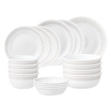 코렐 원형 4인 홈세트 18p, 혼합색상, 식기 18p, 1세트