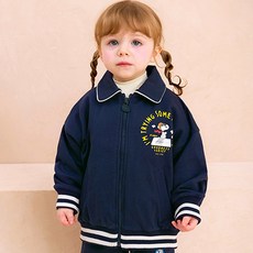 milkmile Peanuts 兒童史努比棒球外套