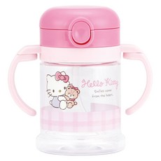 Skater 雙耳彈蓋式吸管水壺, 1個, Hello Kitty, 260ml