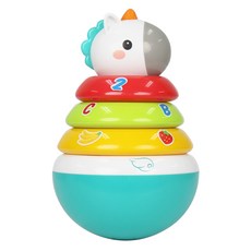 Hola Toys 幼兒獨角獸套圈, 1個, 混和顏色