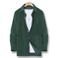 블루포스 남성용 오베츠 코듀로이 면 셔츠