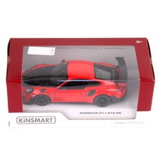 KiNSMART 保時捷911 GT2 RS 汽車可動玩具 KT5408, 紅色, 1個