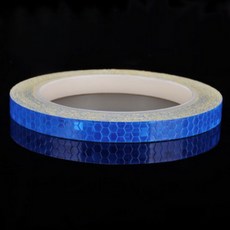 AUTO CREW 高亮度車用夜間安全線條反光貼紙 AC-21, 1個, 藍色