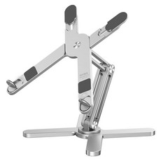 SOYMIX 頂級 Majestic 便攜式可折疊筆記型電腦 Macbook 支架 SOMEMX, 銀色, 1個