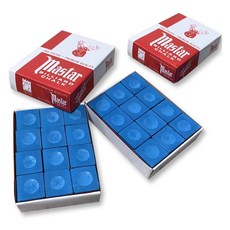 Master 專業休閒兩用撞球巧克用品, 藍色, 24個