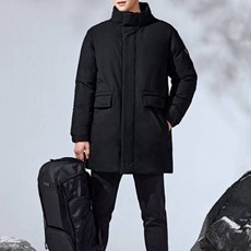 peggynco 中性款運動風長版羽絨外套 JK-539