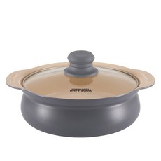 HAPPYCALL IH爐適用Ari系列陶瓷塗層湯鍋+鍋蓋, 20cm, 1組, 單色