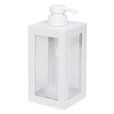 inbloom 方形廚房洗碗精按壓瓶 泡沫型 750ml, 白色, 1個