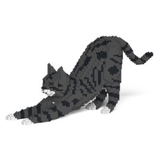 伸展鯖魚虎斑貓積木, 深色