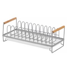 리빙공감 우드 접시꽂이, 그레이, 1개