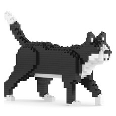 JEKCA 迷你燕尾服貓積木, 混合顏色, 1個