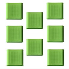 高爾夫 網球 羽毛球 矽膠手指保護套, 淺綠色, 8個