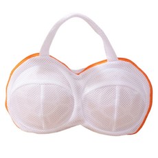 리빙고메 변형방지 브래지어 세탁망 고급형, 오렌지, 1개