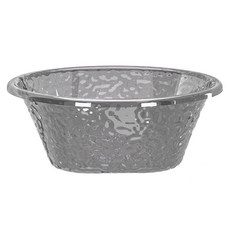 THE ZAKKA 多用途水晶浴室臉盆 M, 1個, 黑色