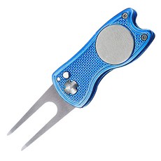 CT Company 一鍵式高爾夫球果嶺叉, 1個, 藍色