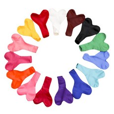 Maket Gamseong 25.4cm 愛心氣球裝飾 100入組, 混合顏色, 1套