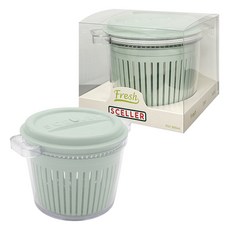 SCELLER SCELLER 富億堂 矽膠 不含BPA 保鮮食物罐 900ml, 1個, 鼠尾草綠