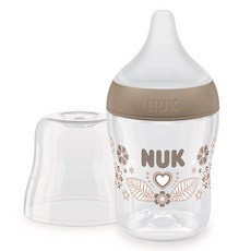 NUK Perfect Match 奶瓶 + S號奶嘴套組, 愛心, 150ml, 1套