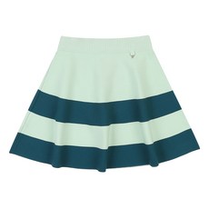 볼빅어페럴 여성용 골프 스트라이프 셋업 니트 큐롯 스커트 VLCUN871
