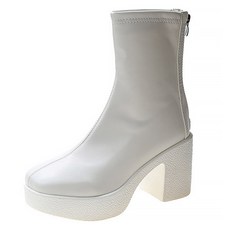 shoes& 女款厚底臺襪靴踝靴 sn584