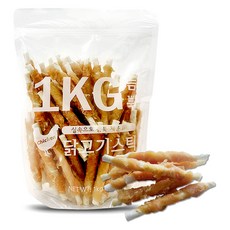 댕냥이생활연구소 강아지 듬뿍 대용량 스틱 간식, 닭고기, 1kg, 1개 닭고기, 1kg, 1개