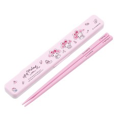 Skater 便攜式抗菌筷子 + 收納盒套組 ABC3AG, 美樂蒂 24FW, 筷子 + 筷盒, 1套