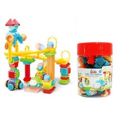 Ainet 刺猬滾輪積木 110p, 1個, 混合色