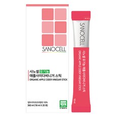sanocell 蘋果醋隨身包, 360ml, 1盒