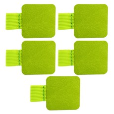 마다꾸미 고급 가죽 펜홀더 다이어리 패드 펜 꽂이, 애플그린, 5개