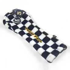 JAMA GOLF Poker Face 球道木桿套 3號, 1個, 黑色