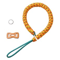 Ez2mk CB400 時尚相機手腕帶 雙色橘, 1個, 單一商品