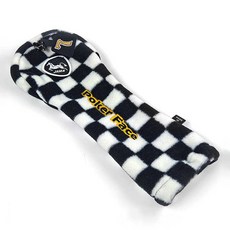 자마골프 포커페이스 우드 헤드 커버 7번, 블랙, 1개