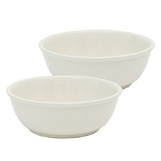 MAISON OBJET 勞倫斯沙拉碗, 奶油白, 2個