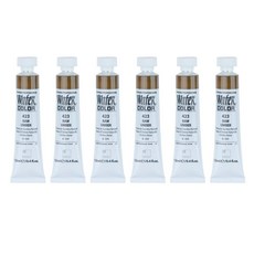 신한화구 전문가 수채화 튜브 물감 423 로 엄버 6p, 12ml, 1색