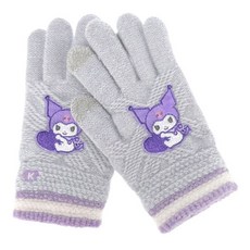 쿠로미 산리오 아동용 스윗 하트 니트장갑 NGHKG3020