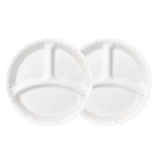 코렐 포인티드 아키텍쳐 삼절접시소 세트 2p, 화이트, 2개